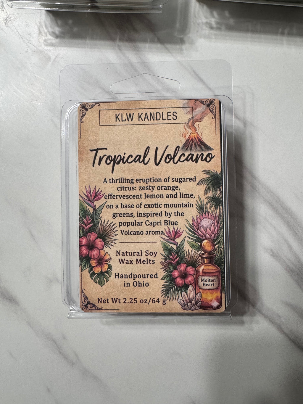 Tropical Volcano Wax Melt