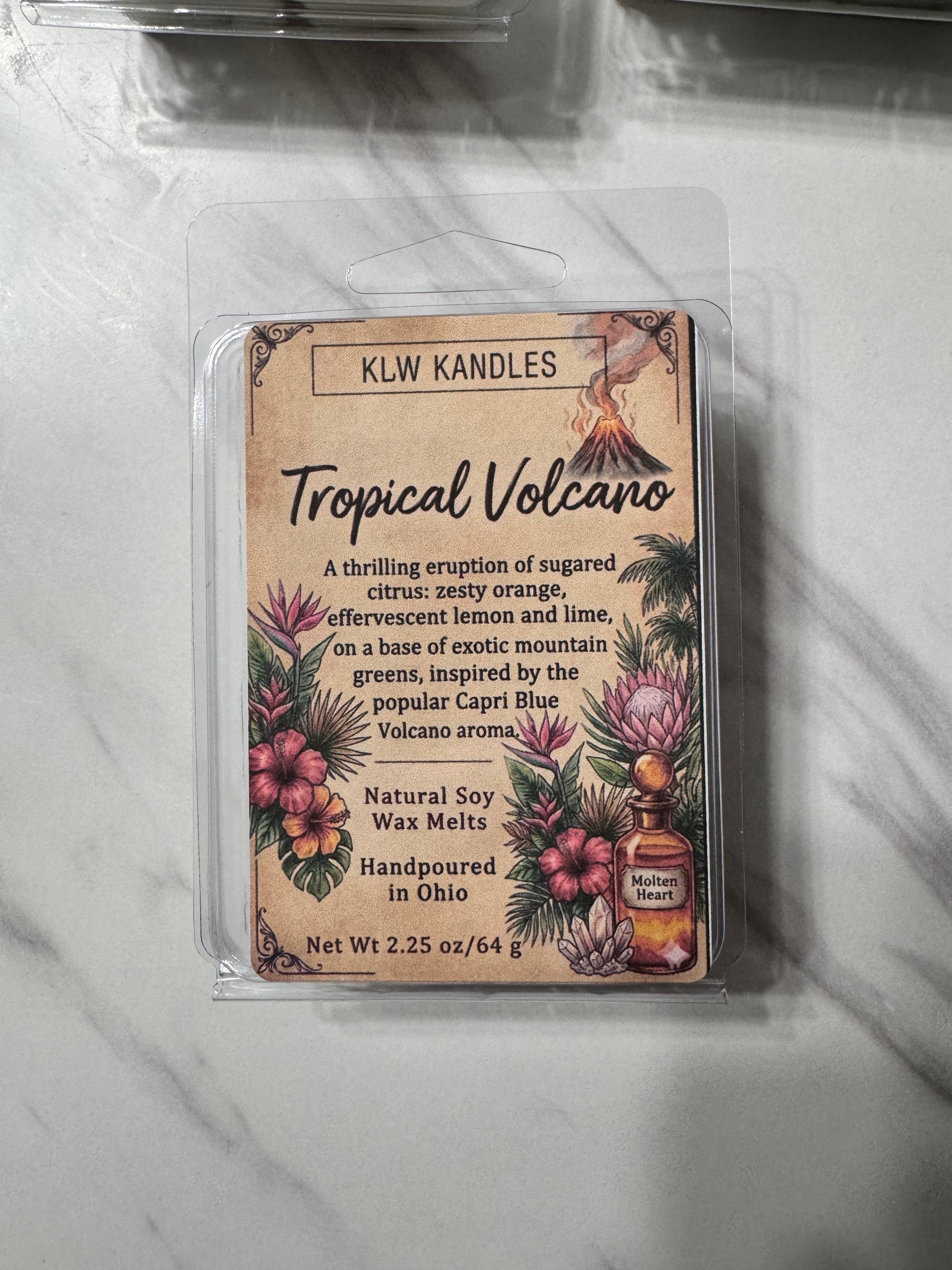 Tropical Volcano Wax Melt