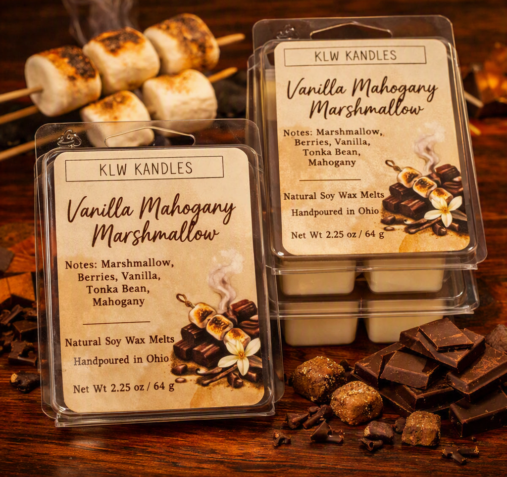 Vanilla Mahogany Marshmallow Wax Melt