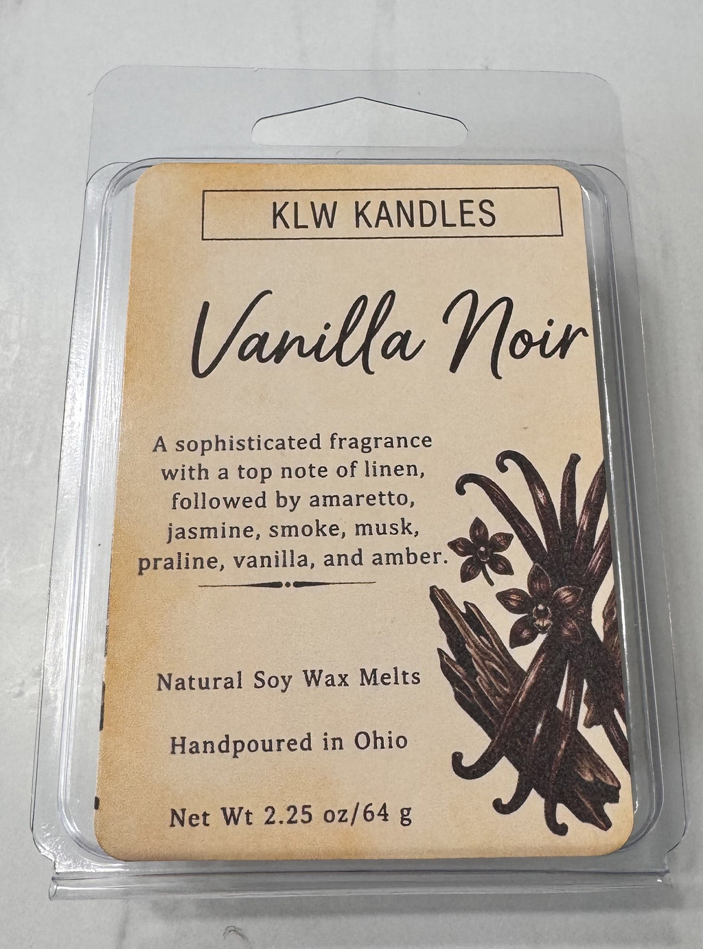 Vanilla Noir Wax Melt