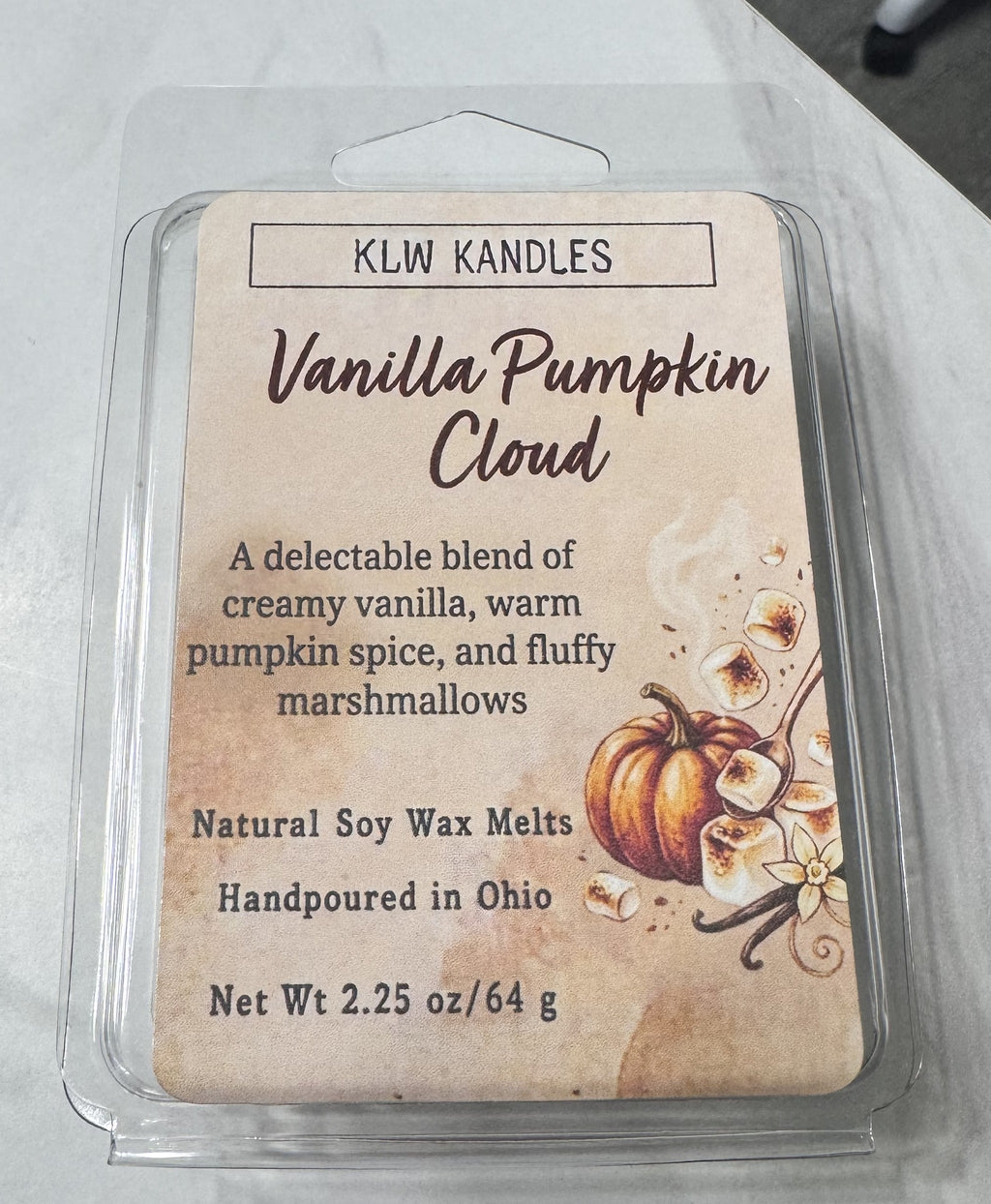 Vanilla Pumpkin Cloud Wax Melt