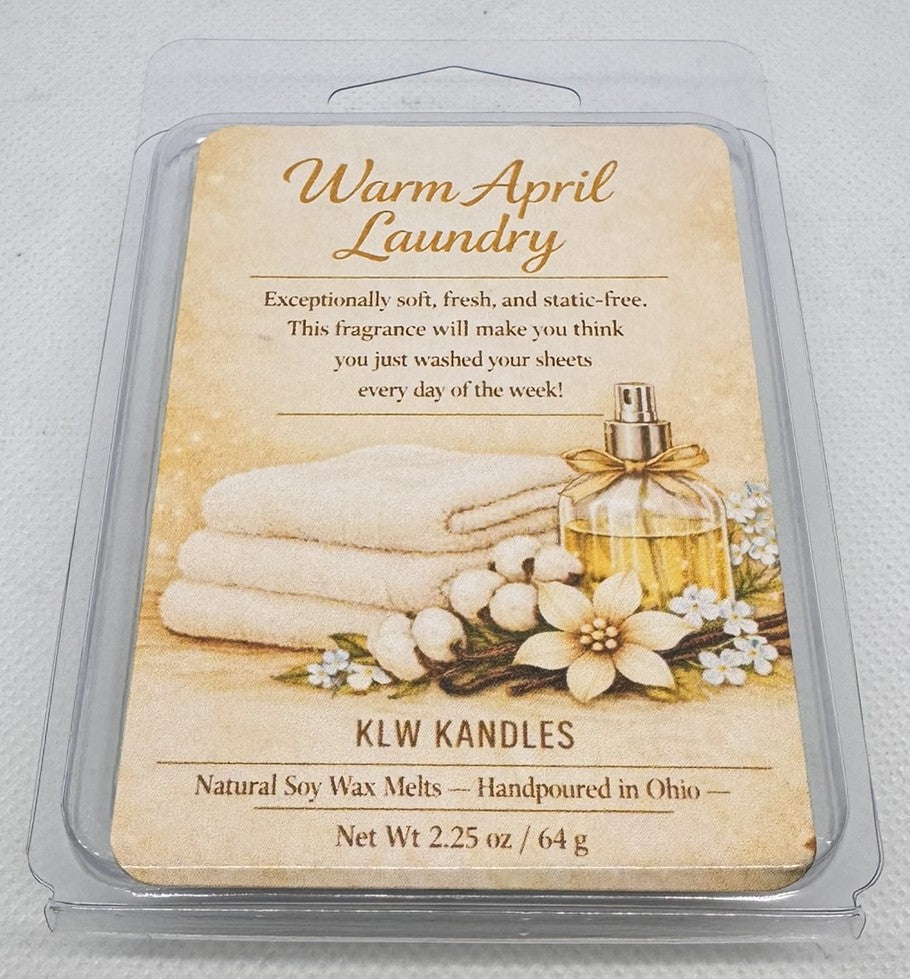 Warm April Laundry Wax Melt