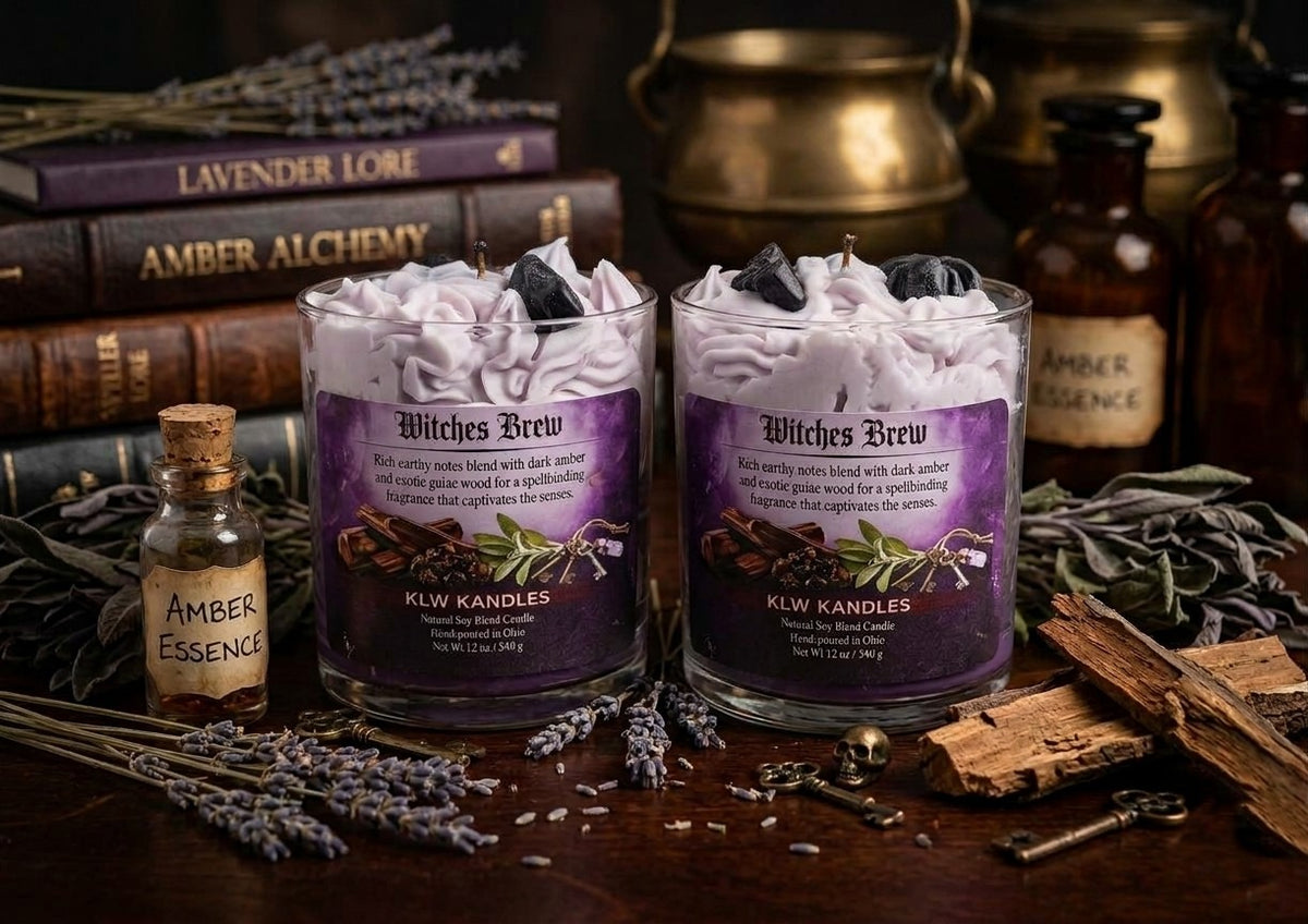 Witches Brew 12 oz Glass Jar Candle