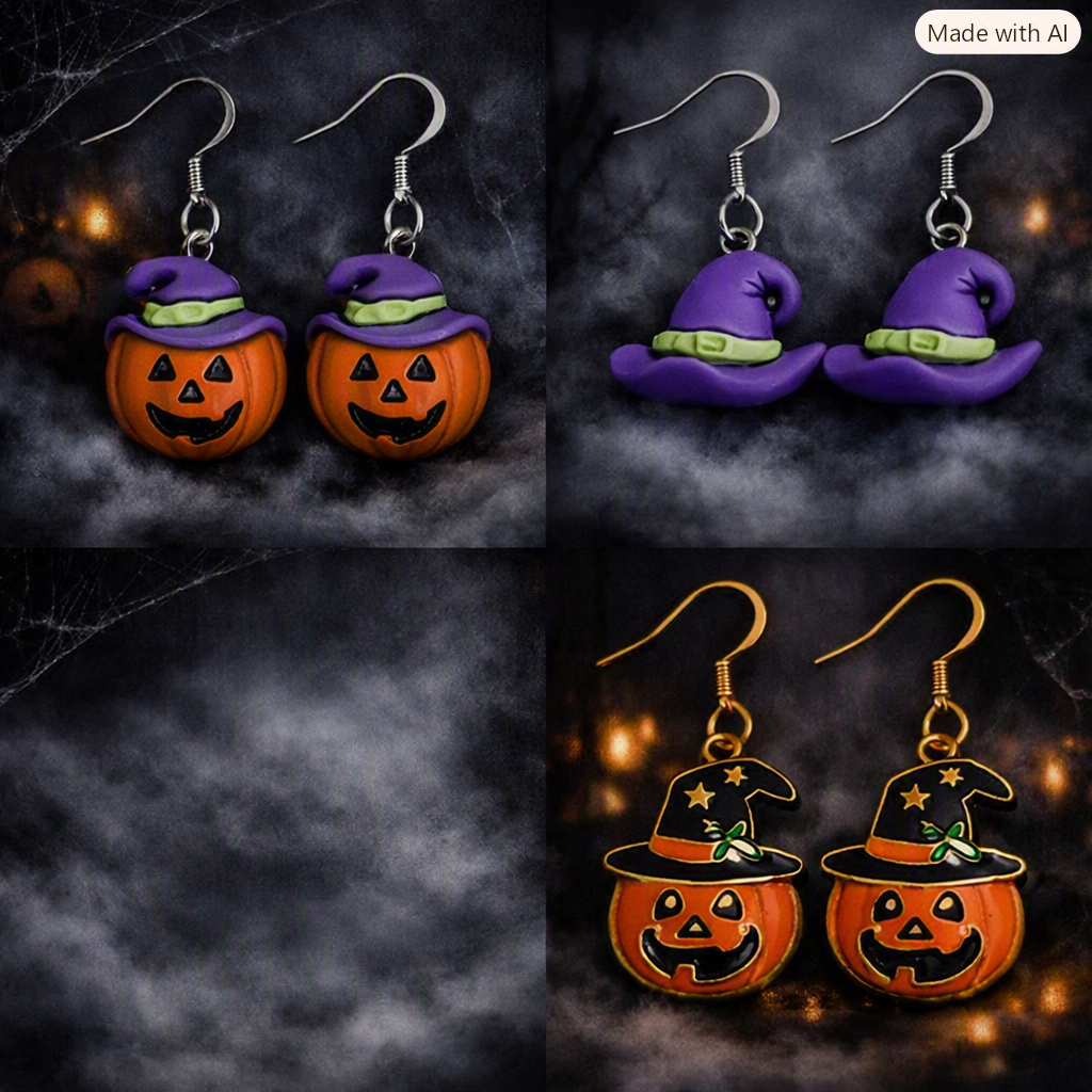 Halloween Witchy Earrings - You Choose