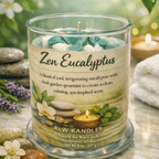 Zen Eucalyptus 8 oz Glass Jar Candle